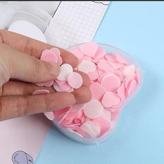 Eco-Friendly Dissolvable Paper Soap Strips for Travel - Portable Hand Wash Sheets for Kids, Men & Women | Flower Tube, Petal & Apple Shaped Bottles (Pack of 6) - Perfect for Camping, Hiking & Airplane Travel