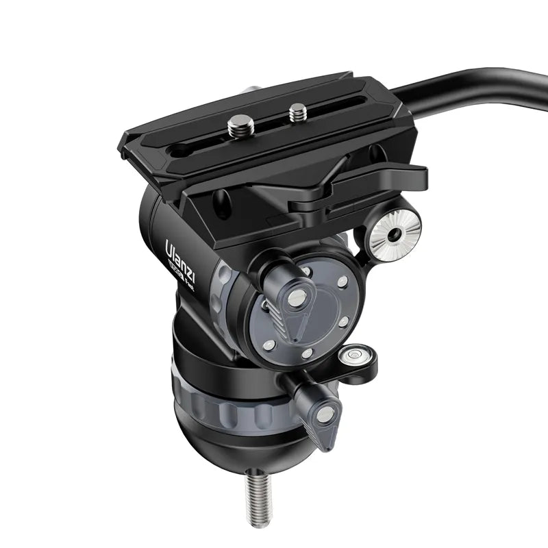 Ulanzi T045 VideoFast Heavy Duty Fluid Head Tripod - Professional Smooth Pan & Tilt for DSLR, Mirrorless, Camcorders - Perfect for Vlogging, Filmmaking, Travel Videos