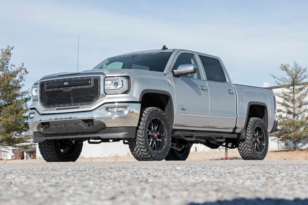 3.5 Inch Lift Kit for Chevrolet Silverado & GMC Sierra 1500 (2014-2018) - Heavy Duty Cast Steel Lower Control Arms (LCA) with FR N3 Technology - Off-Road Suspension Upgrade for Enhanced Performance & Ground Clearance