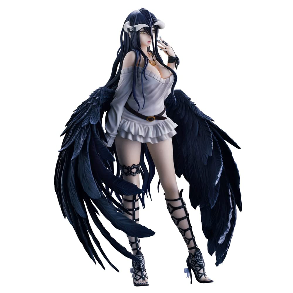 Overlord Albedo 1:6 Scale Anime Figure - Busty Cute Loli PVC Statue (10.6 inch) - Collectible Model Toy for Anime Fans | Perfect Gift for Otaku & Home Office Decoration