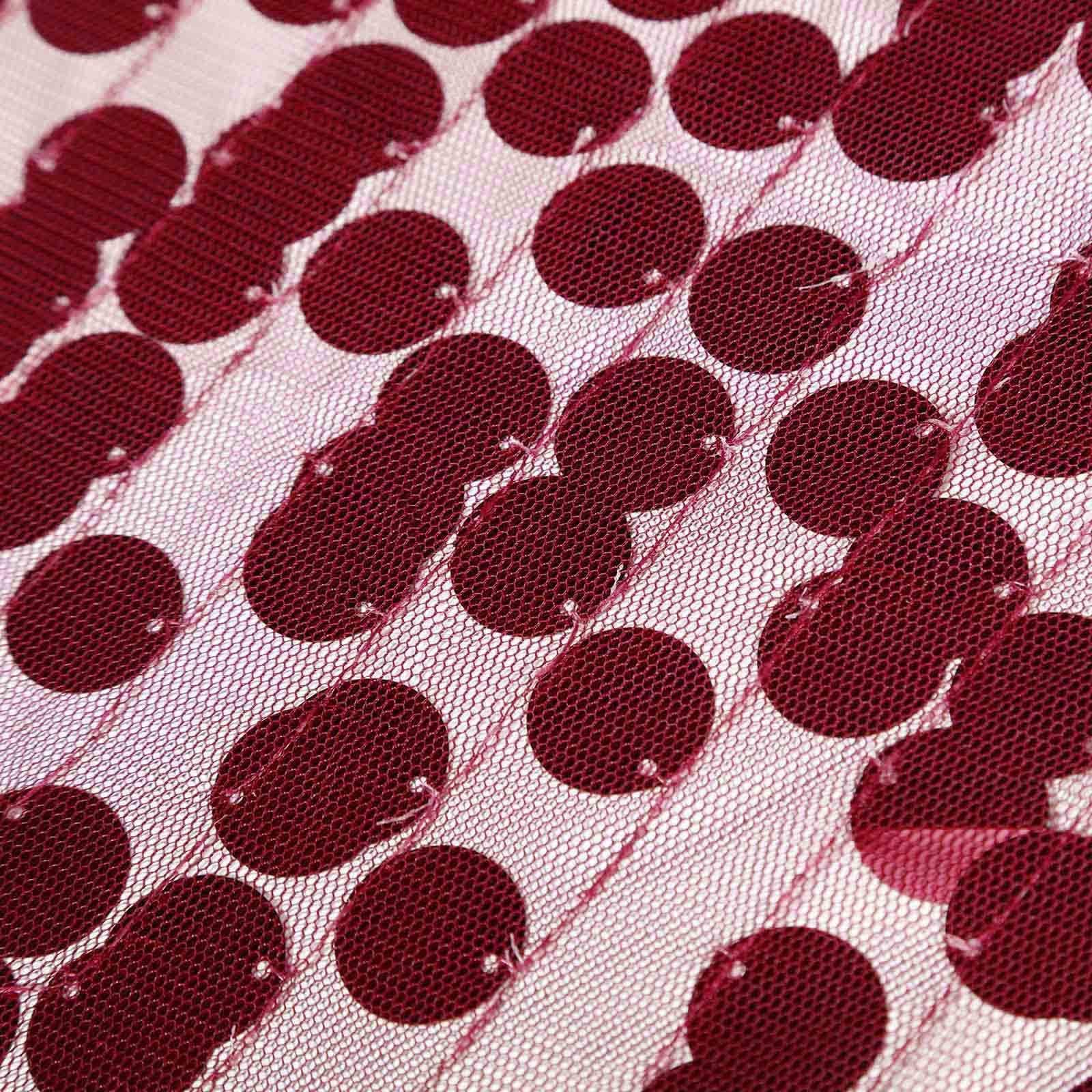 90x132 Inch Large Payette Sequin Rectangular Tablecloth - Glamorous Dining Table Cover for Weddings, Parties & Holiday Decorations