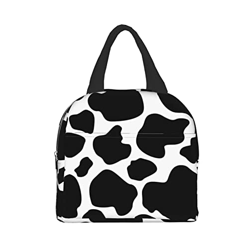 Cow Print Animal Black White