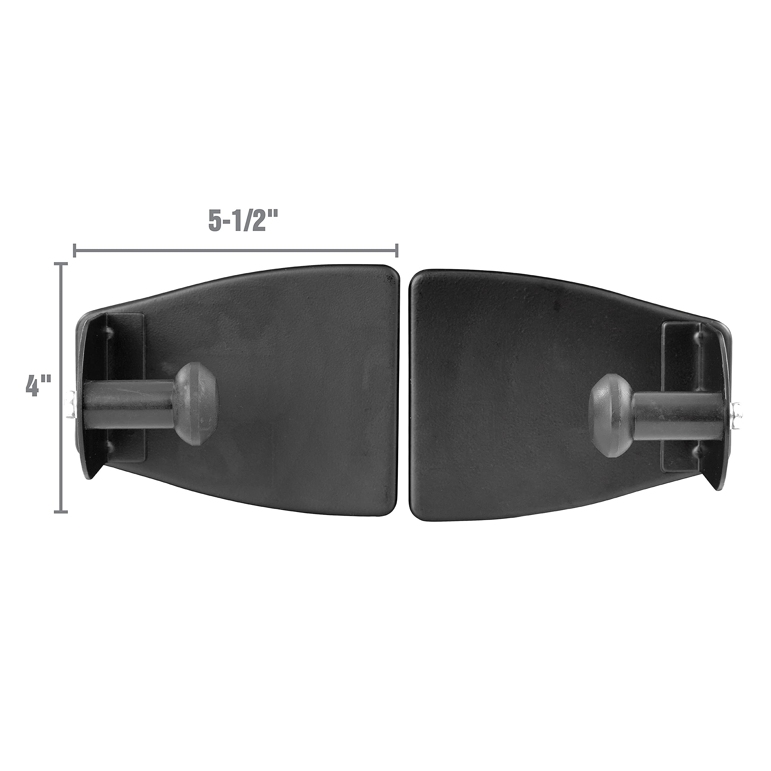 OEMTOOLS 24952 Black Magnetic Paper Towel Holder - Adjustable 2-Piece Design Fits Any Size Paper Towel Rolls, Strong Magnets for Metal Surfaces - Perfect for Kitchen, Garage, Workshop & Office Organization