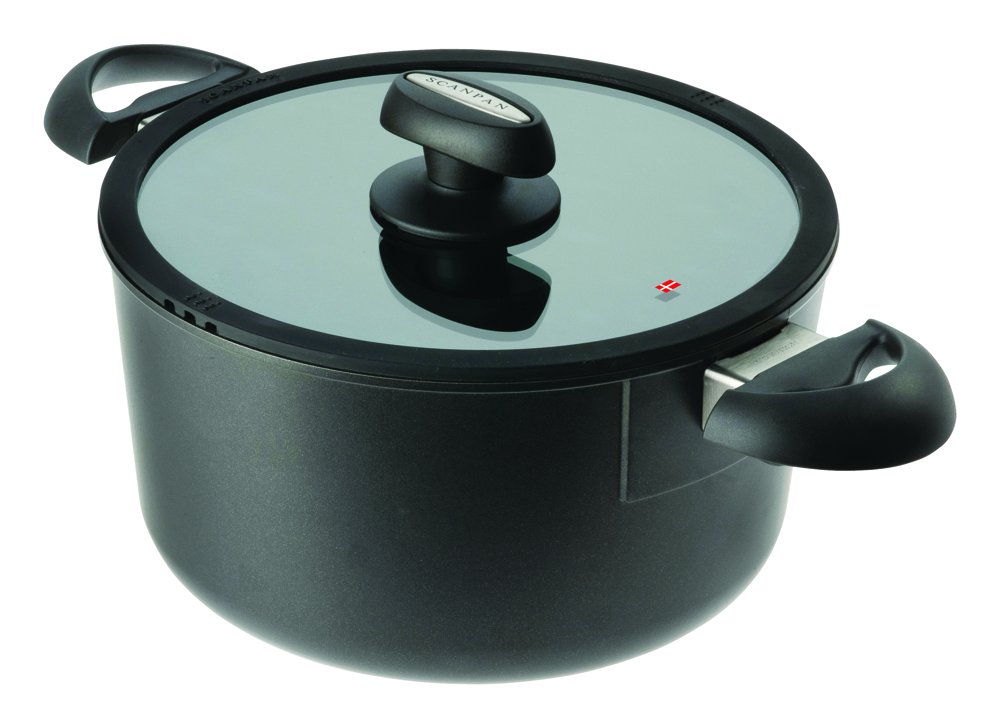 Scanpan IQ 6.75-Quart Enameled Cast Iron Dutch Oven with Lid - Premium Cookware for Braising, Stewing & Baking - Perfect for Soups, Casseroles & Family Dinners