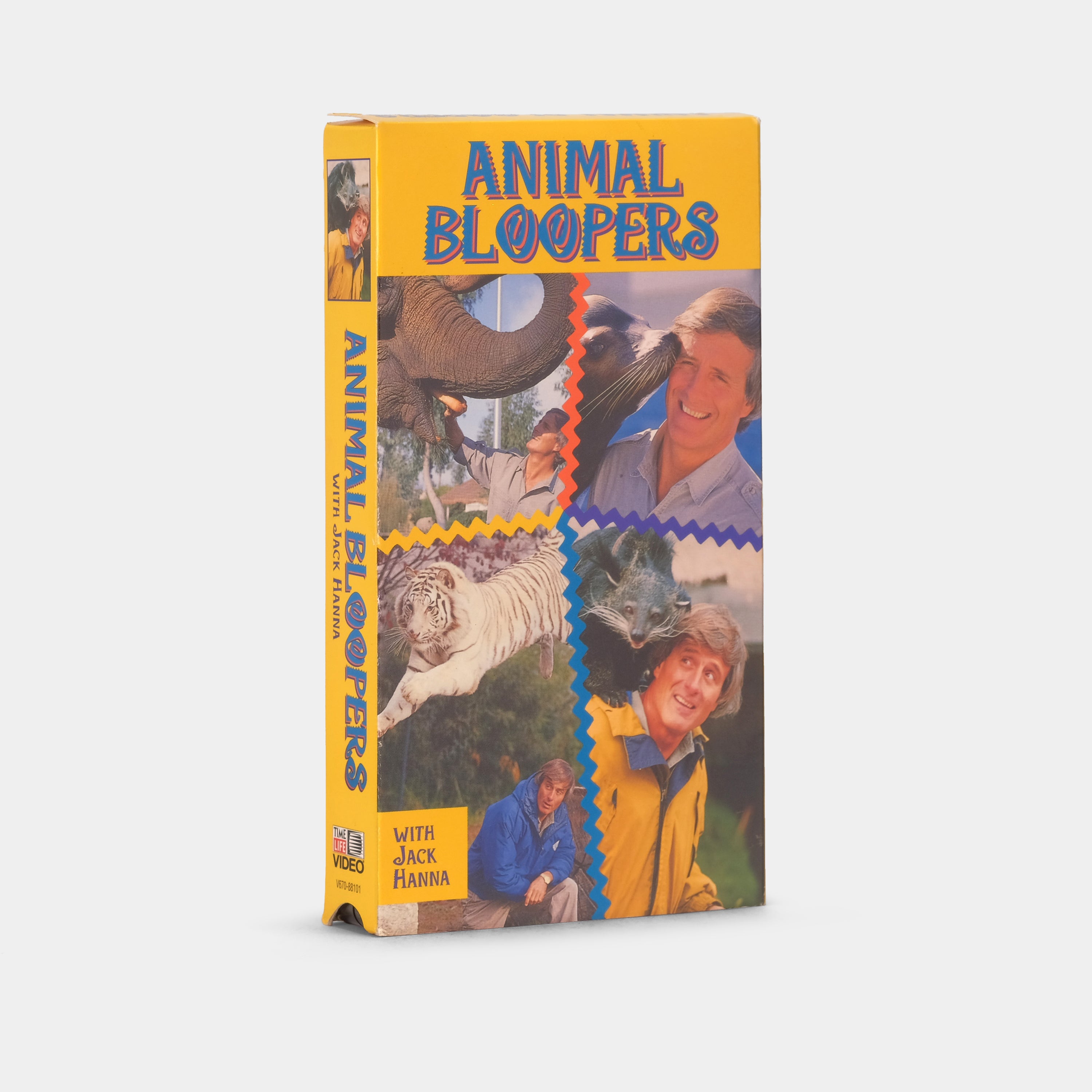 Jack Hanna's Animal Bloopers - Classic Wildlife Comedy VHS Tape for Collectors & 90s Nostalgia Fans | Perfect for Family Movie Nights & Retro Entertainment