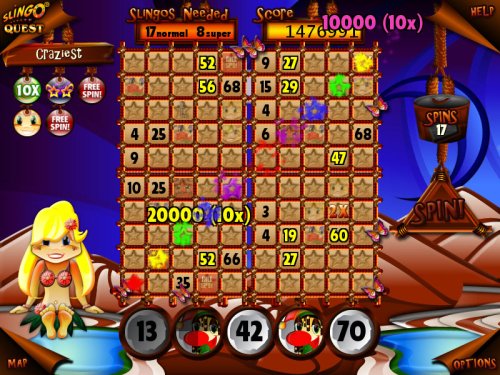 Slingo Quest - Fun PC Game for Puzzle & Bingo Lovers | Play at Home or Office for Relaxation & Entertainment