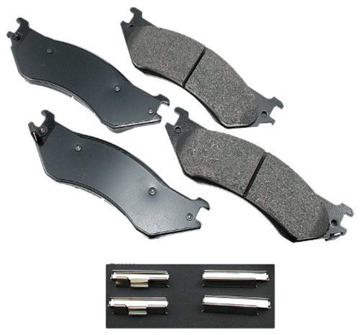 Akebono Ultra-Premium Ceramic Front Disc Brake Pads - Low Noise & Dust, Long Lasting Performance - Perfect for Sedans, SUVs & Trucks