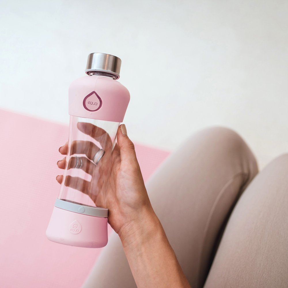 EQUA Active Berry Water Bottle - 24oz Insulated Stainless Steel Leakproof Sports Bottle for Gym, Hiking & Travel - BPA Free, Keeps Drinks Cold/Hot for 24 Hours