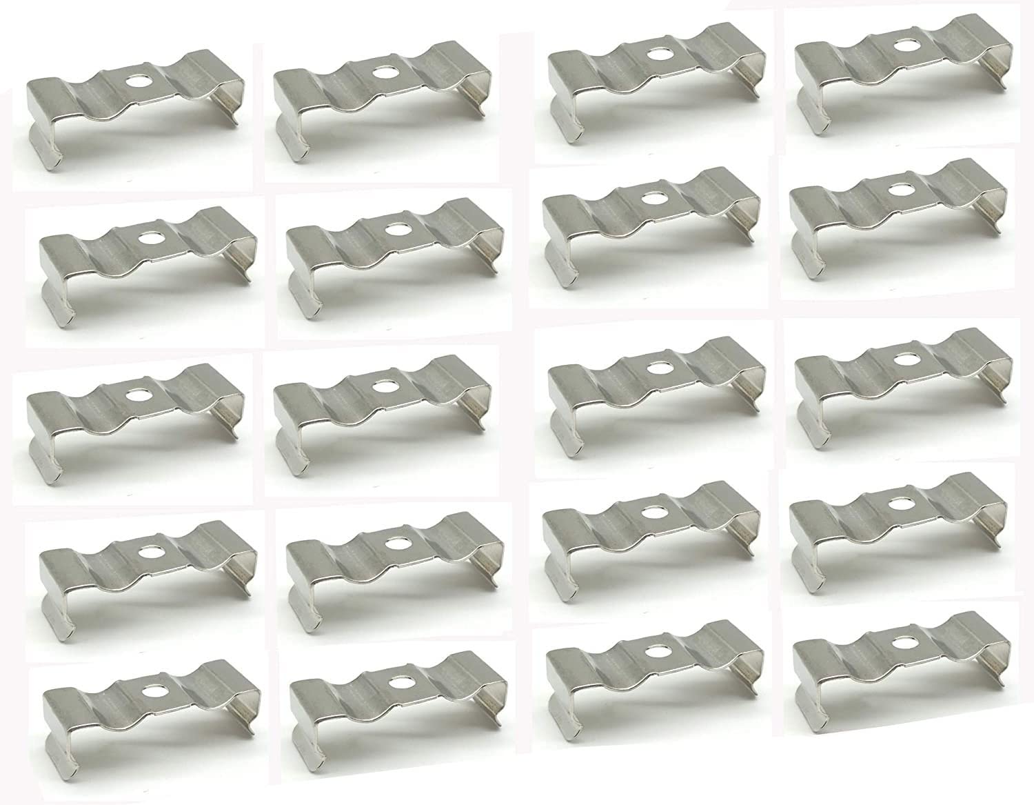 20-Pack T5 LED Light Bulbs with Clips Holder Bracket - 23mm/0.9inch for Shop Lights & Ceiling Fixtures - Perfect for Retail Stores, Warehouses and Home Garages Lighting