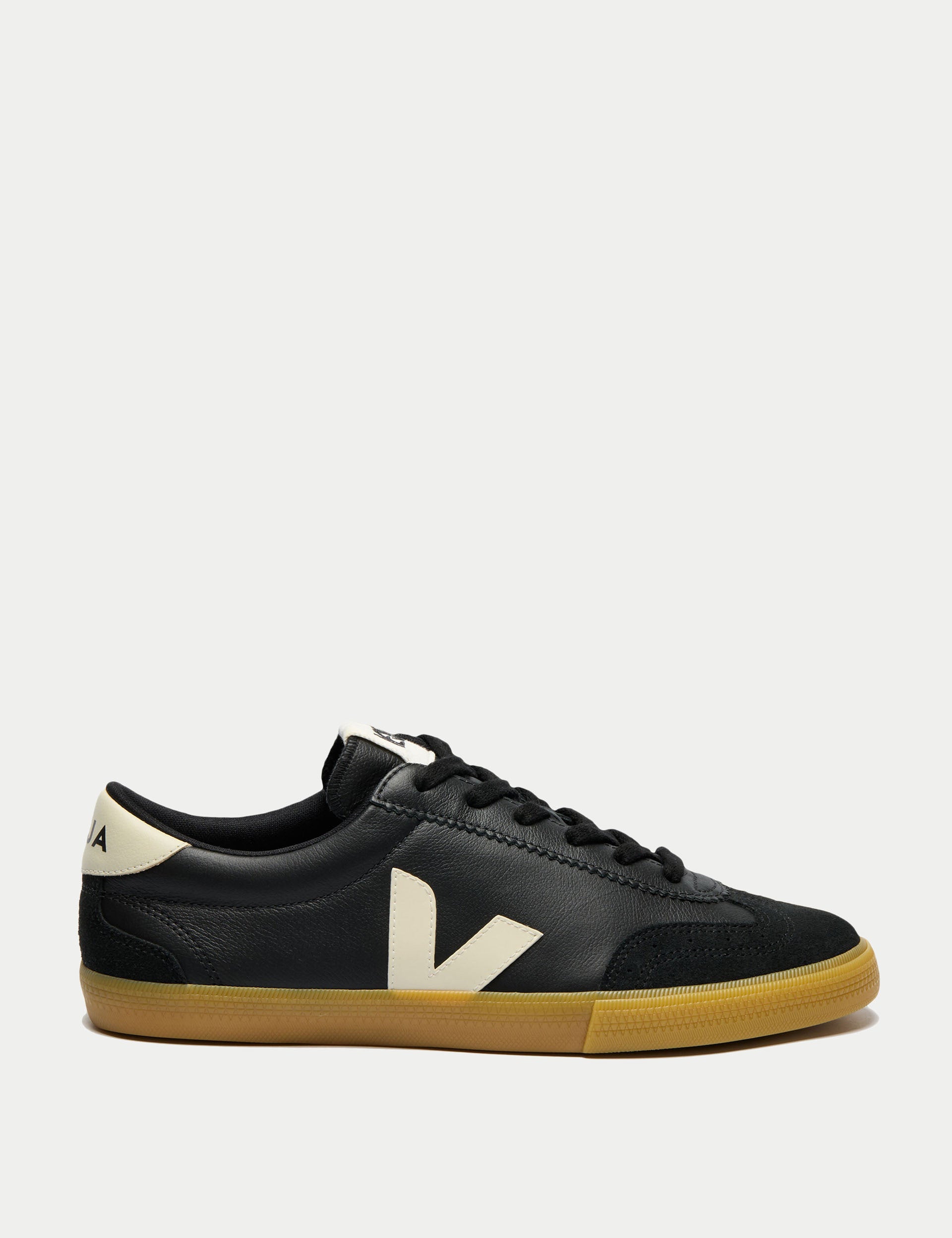Premium Volley Leather Black Pierre - High-Quality Genuine Leather for Sports & Casual Wear | Perfect for Volleyball, Basketball & Everyday Use
