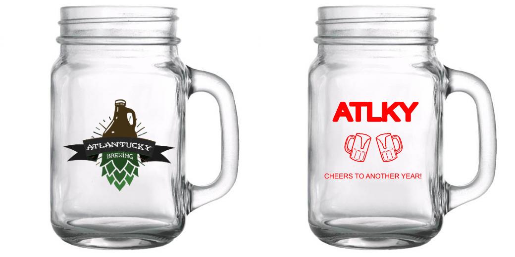16.5 oz BarConic® Mason Jar Mug - Insulated Glass Drinking Cup with Handle for Coffee, Tea, Beer & Smoothies - Perfect for Home, Office, Camping & Outdoor Use