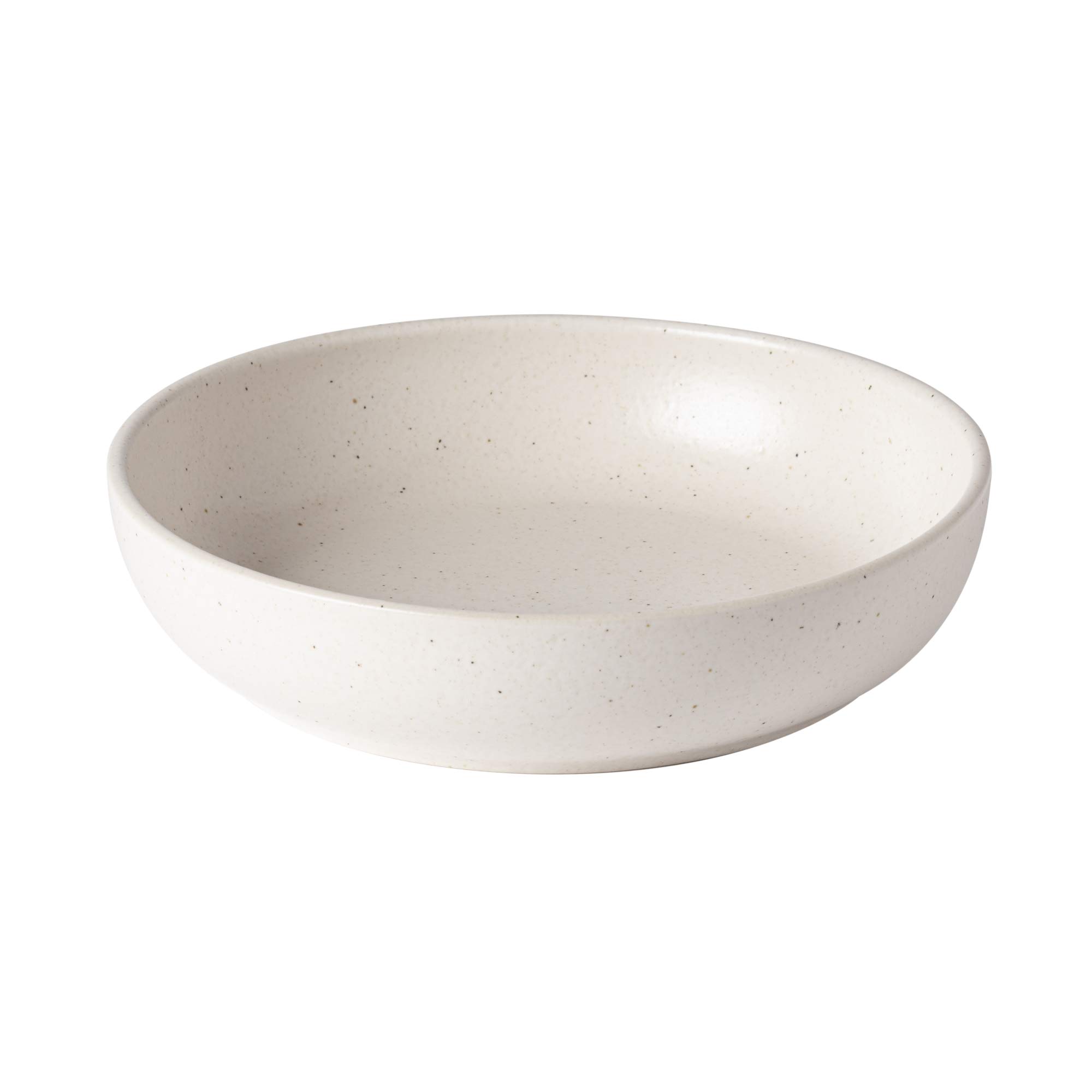 Casafina Ceramic Stoneware Soup & Pasta Bowl - Pacifica Collection, Vanilla | Microwave & Dishwasher Safe Dinnerware Set | Food Safe Glazing | Restaurant Quality Tableware for Home, Restaurant & Catering Use