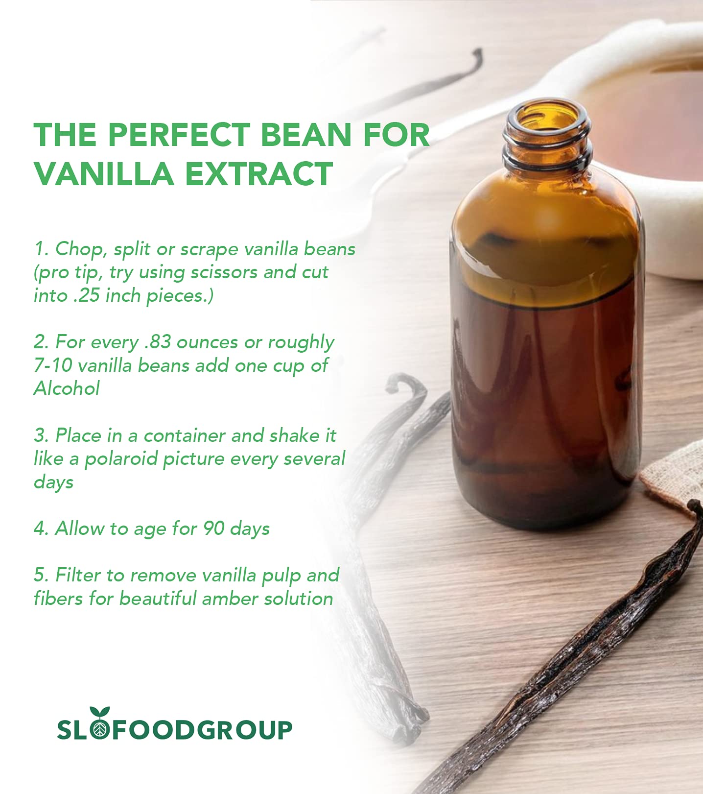 Premium Madagascar Bourbon Vanilla Beans - Grade B Vanilla Pods (35 Count) for Baking, Cooking & Homemade Vanilla Extract - Ideal for Desserts, Ice Cream & Cocktails