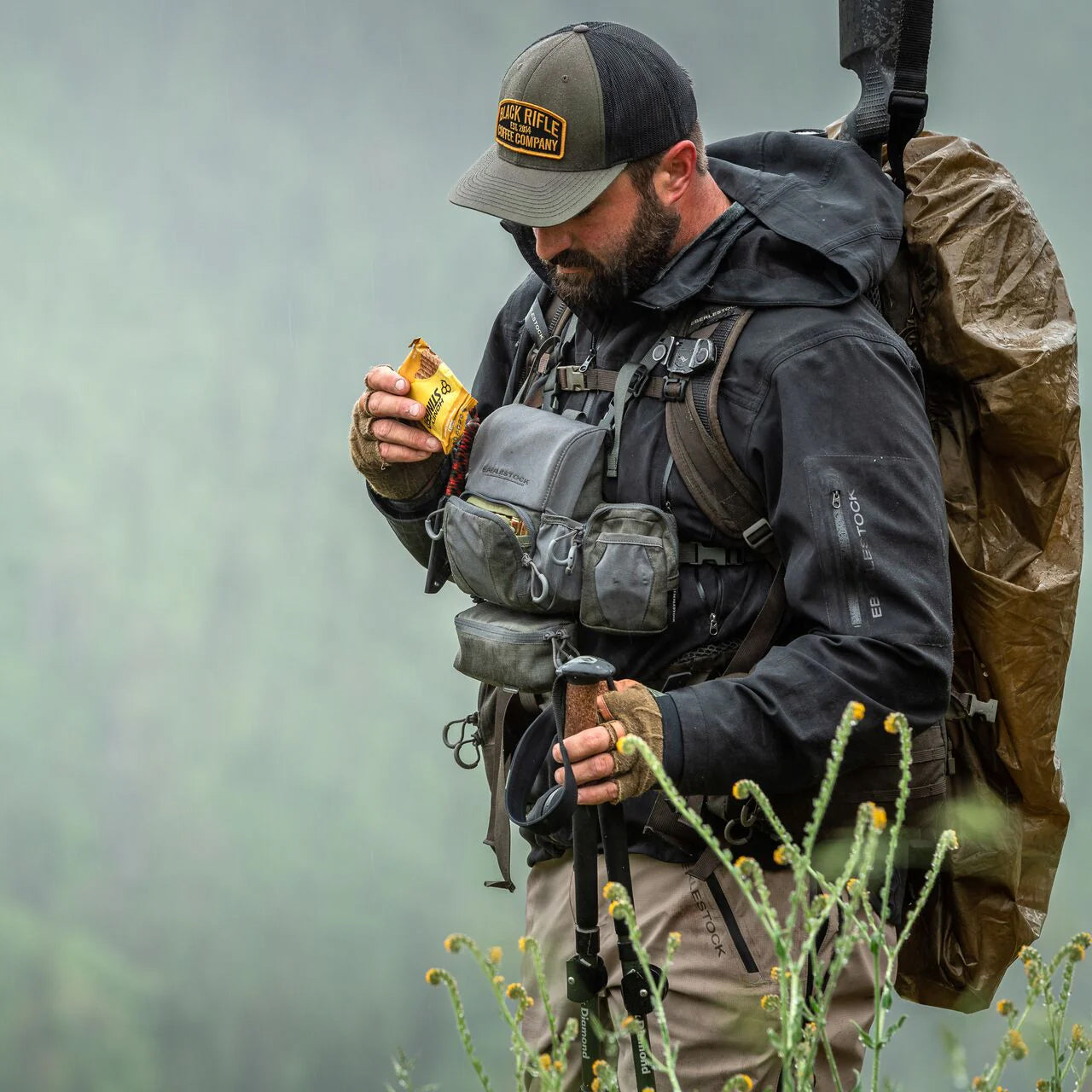 Eberlestock Trinity Peak Jacket 2.0 - Waterproof Hunting Jacket for Men with Breathable Technology - Ideal for Outdoor Adventures, Hiking & Camping
