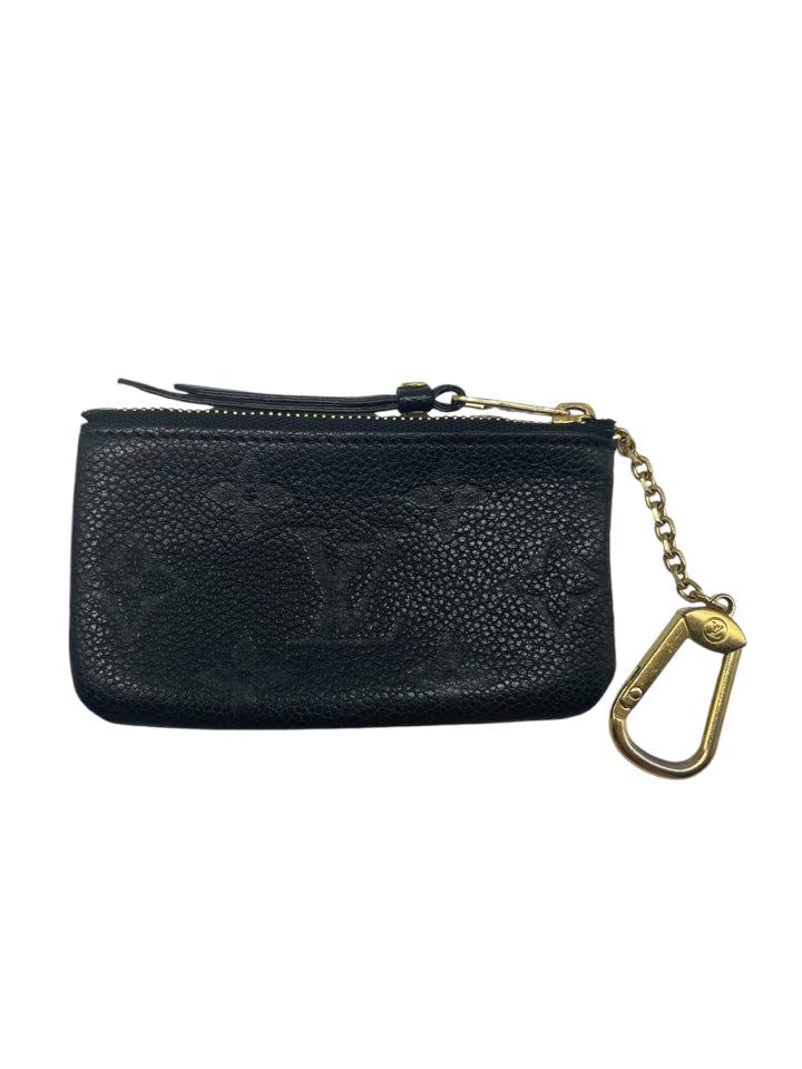Louis Vuitton Monogram Empreinte Leather Key Pouch - Compact Wallet for Keys & Cards - Perfect for Travel, Everyday Use & Gift Giving