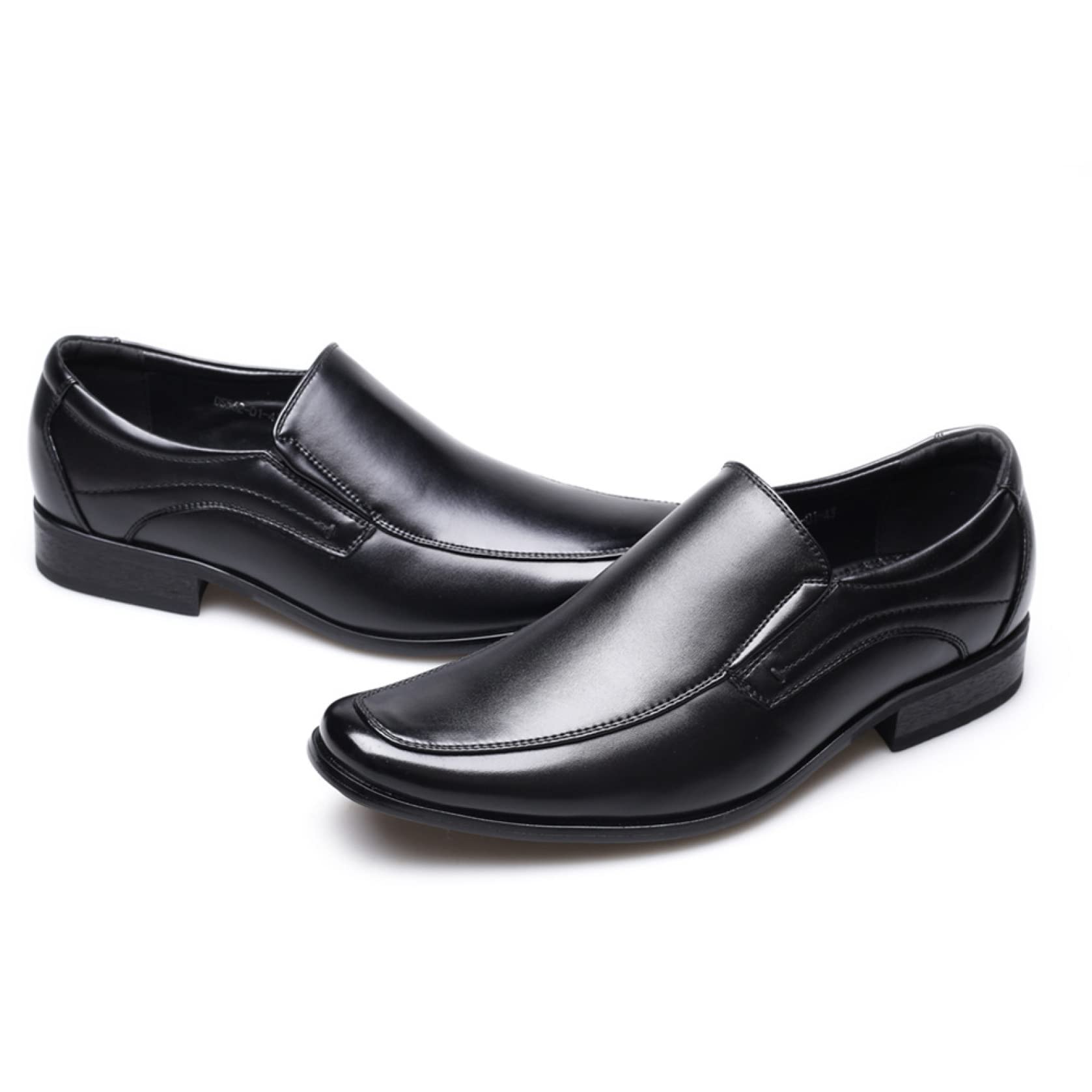Men's Classic Loafer Business Dress Shoes - Elegant Formal Slip-On Oxfords for Wedding & Office (Black/Brown) | Perfect for Business Meetings, Corporate Events & Special Occasions