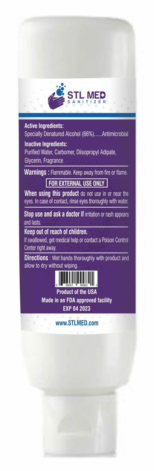 Best Hand Sanitizer for Travel & Daily Use - 70% Alcohol Gel, Kills 99.9% Germs - Portable Pocket Size for Office, Gym & School