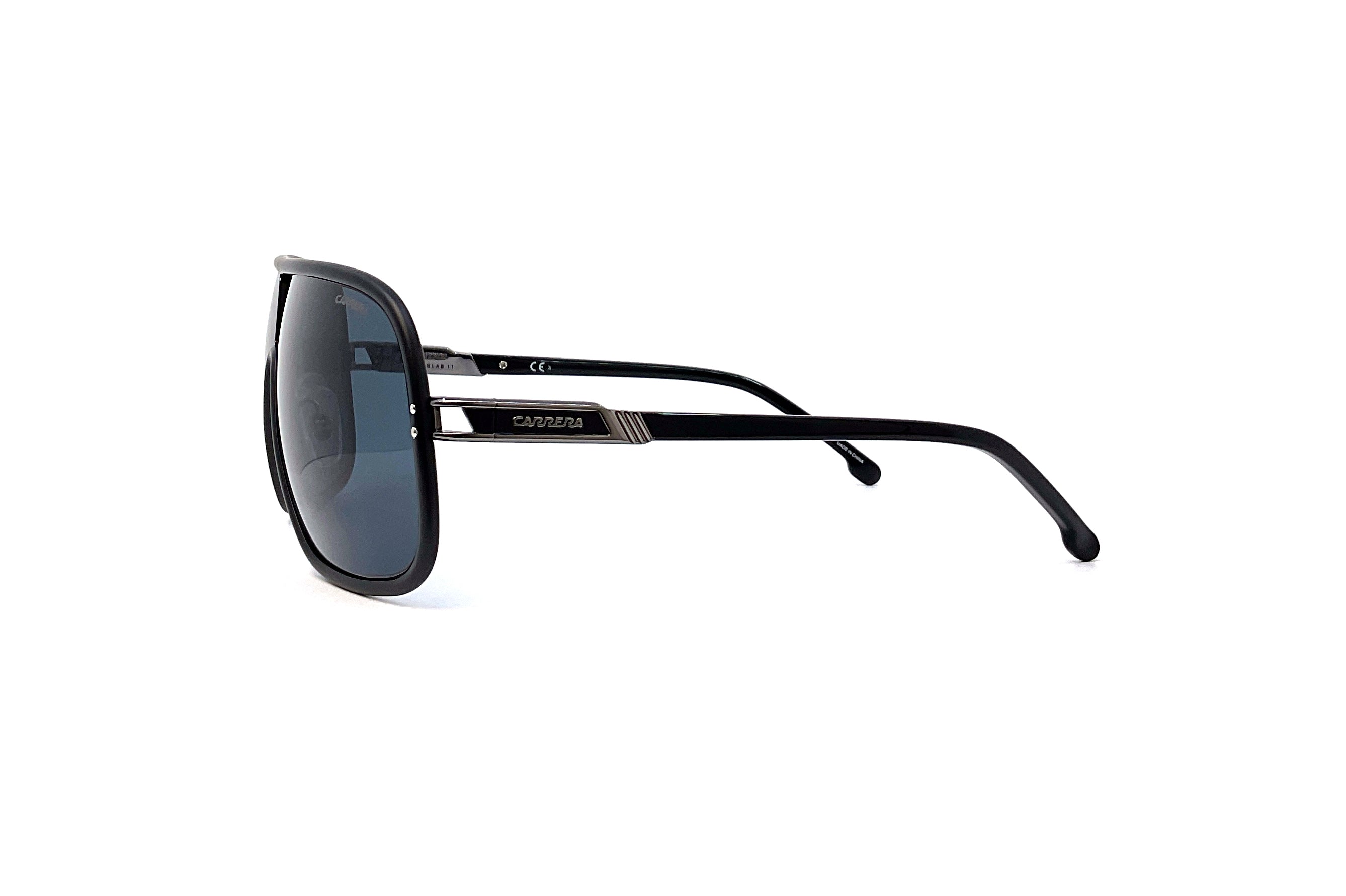 Carrera Flaglab II Matte Black Sunglasses - Polarized UV Protection for Men & Women - Perfect for Driving, Running, and Outdoor Activities