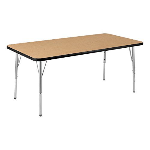 Learniture Kids Rectangle Activity Table - Durable & Adjustable Height for Classroom, Playroom & Home Learning | Perfect for Arts, Crafts & Educational Activities