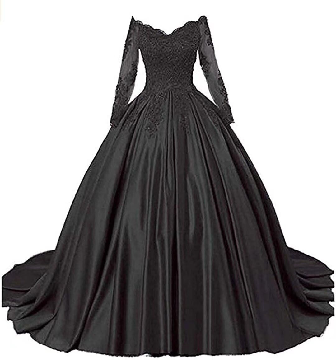 Elegant Long Sleeve Lace Formal Evening Gowns for Prom, Sweet 16, Quinceañera & Black Tie Events - Perfect for Weddings, Galas & Special Occasions
