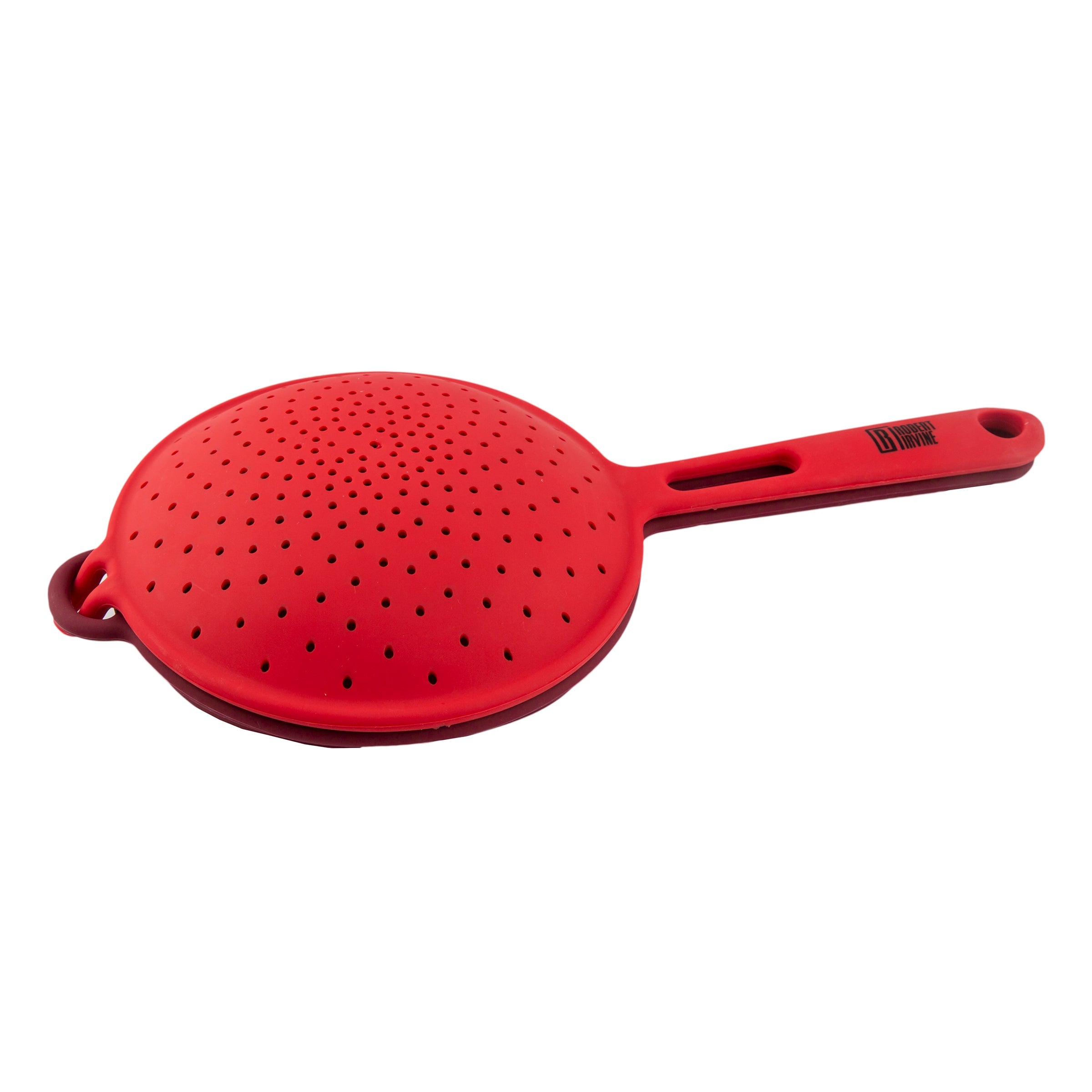 Robert Irvine 2-Piece Silicone Colander Set - Durable, Heat-Resistant Kitchen Strainers for Pasta, Vegetables & Fruits - Perfect for Cooking, Meal Prep & Healthy Eating