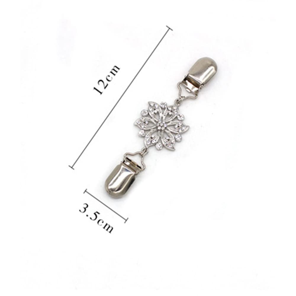 Antique Shawl Clips for Women - 2pcs Cardigan & Sweater Clips for Fashion Accessories