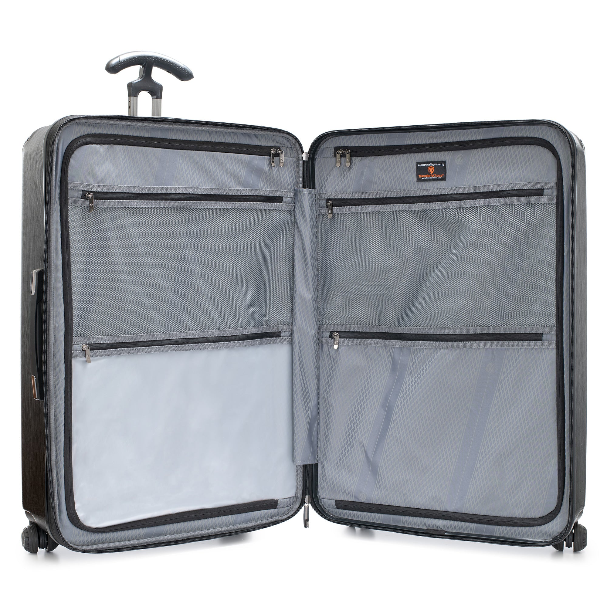 Silverwood Hardshell 3-Piece Luggage Set with Spinner Wheels - Lightweight Suitcase for Travel, Business Trips & Vacations (Carry-On, Medium & Large)