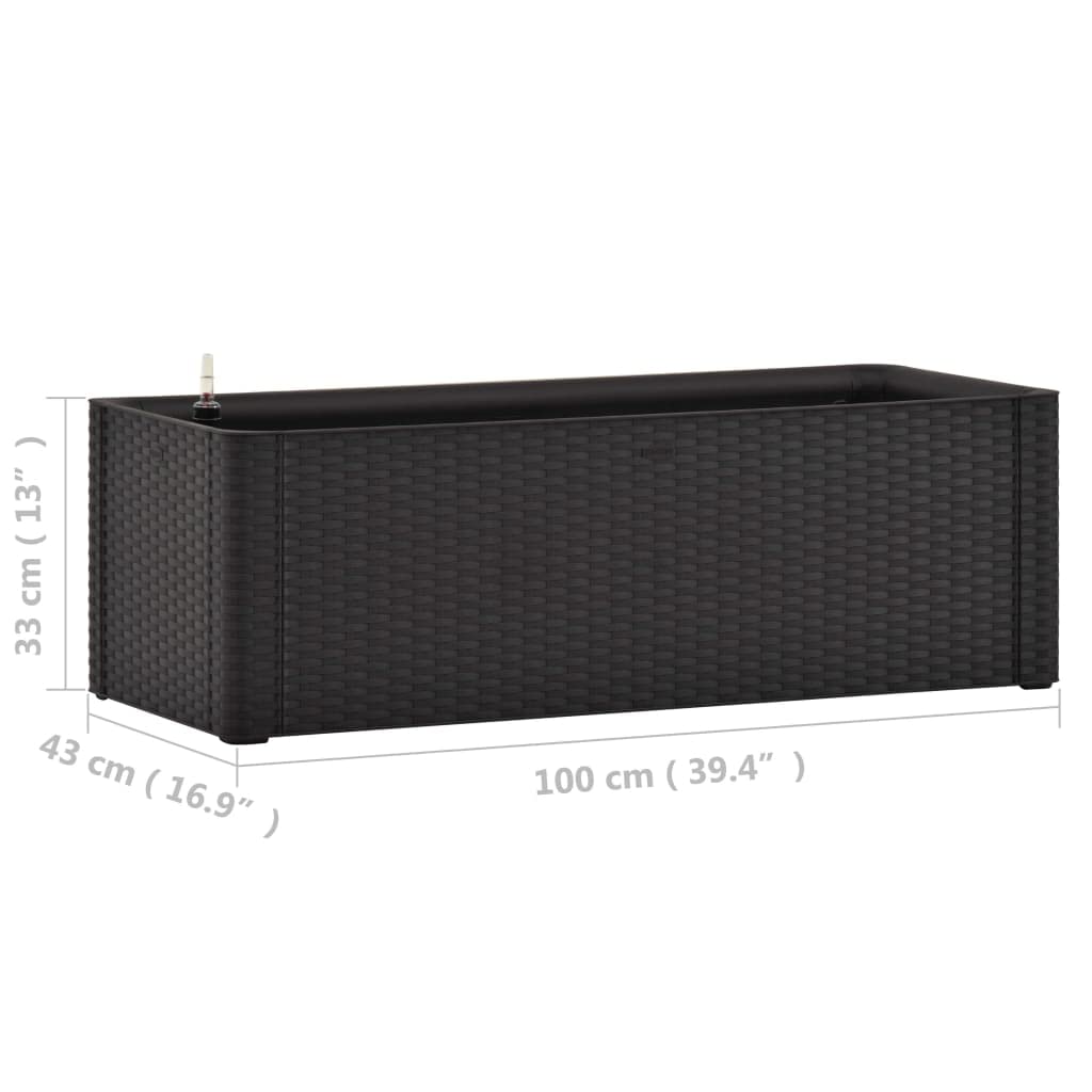 Raised Garden Bed with Automatic Watering System - 39.4