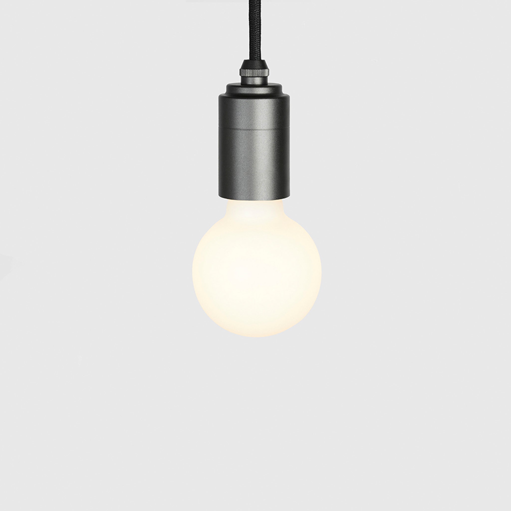 Sphere II Pendant Light in Graphite - Modern Industrial Ceiling Lighting Fixture for Kitchen Island, Dining Room, and Bedroom Decor