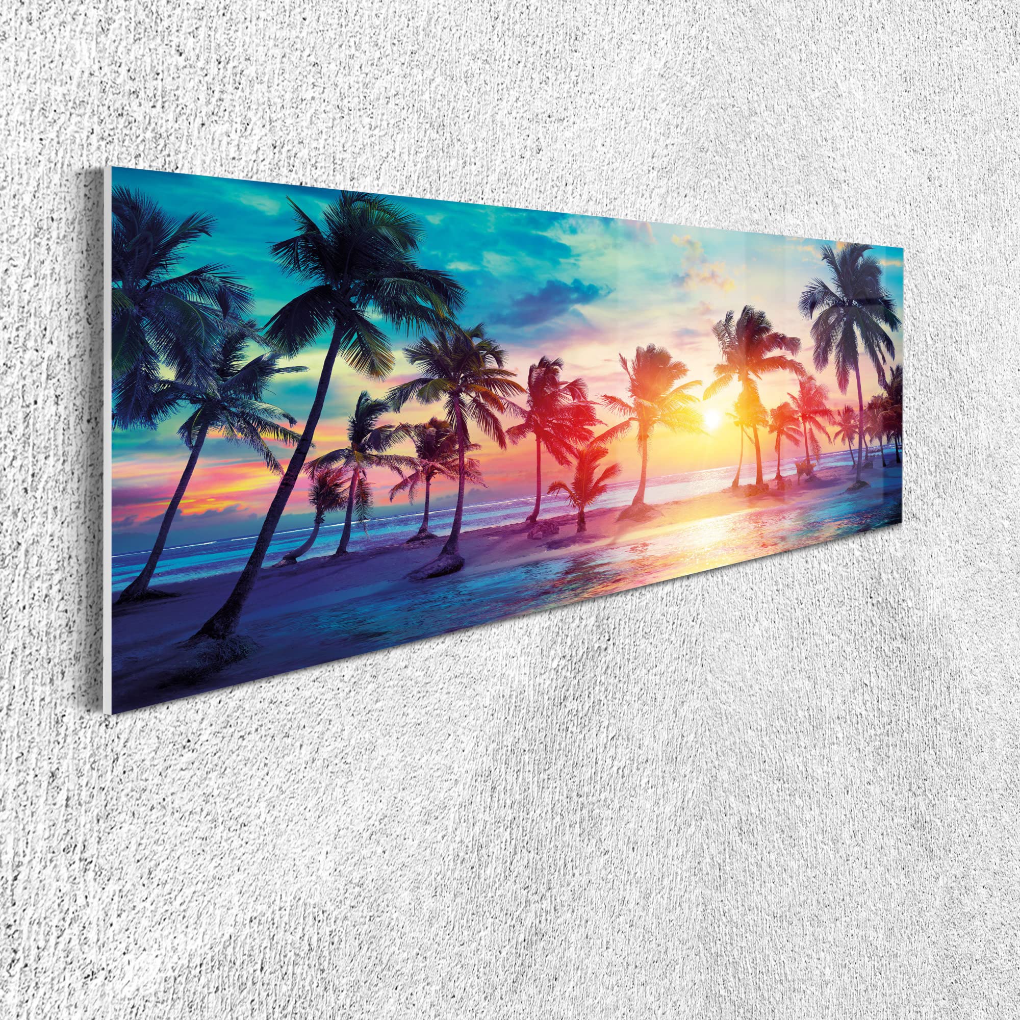 Ambesonne Tropical Beach Sunset Wall Art - 42