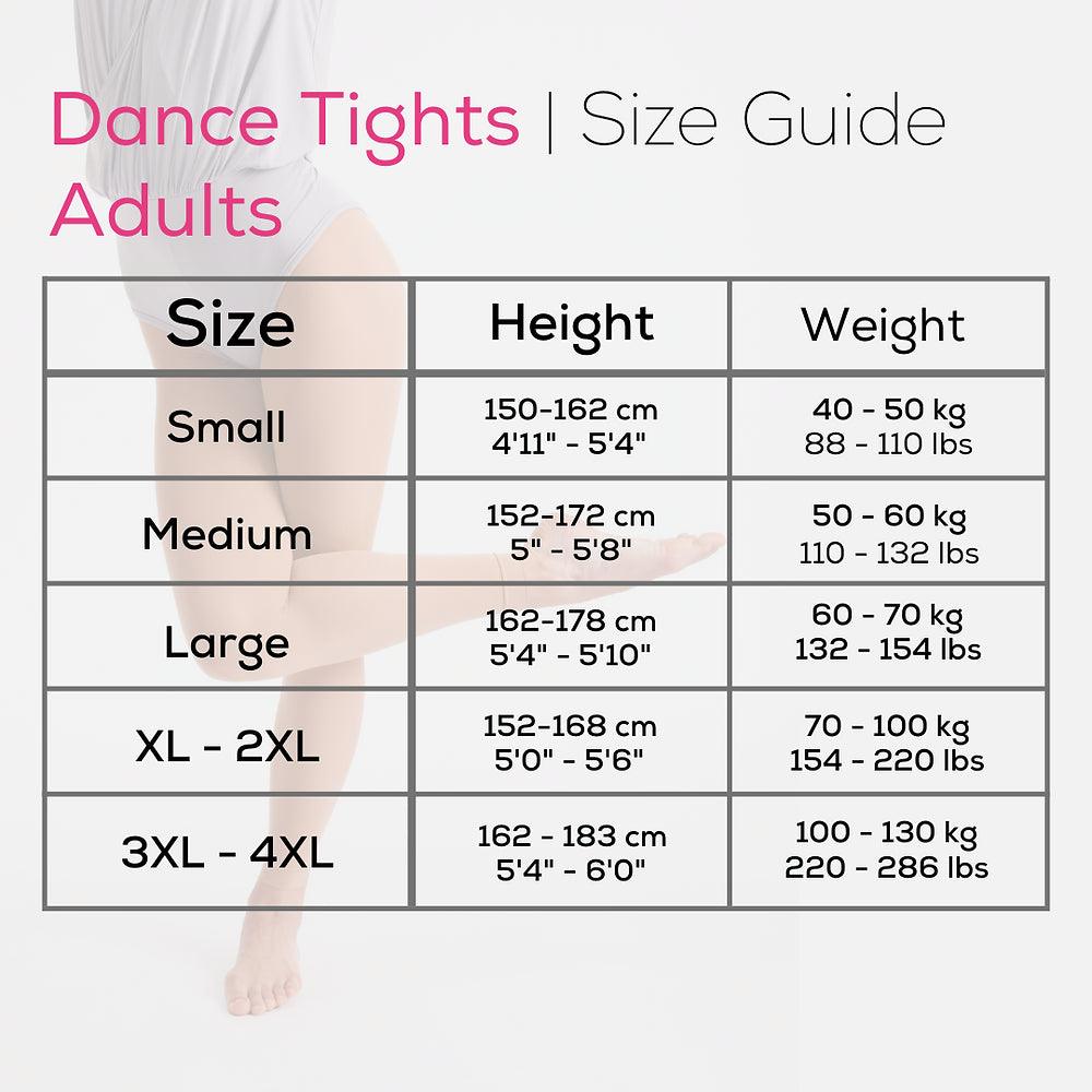 Silky Dance Tights for Kids - High Performance Footed Tights | Ballet, Jazz, Gymnastics & Dance Practice Wear