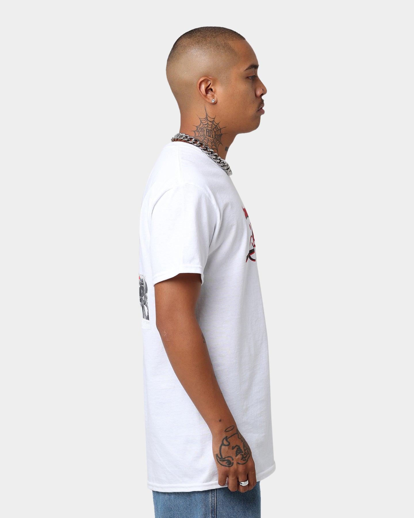 American Thrift X 420 Up In Smoke Graphic T-Shirt - White Cotton Tee for Men & Women - Perfect for Stoner Culture, 420 Celebrations & Casual Streetwear