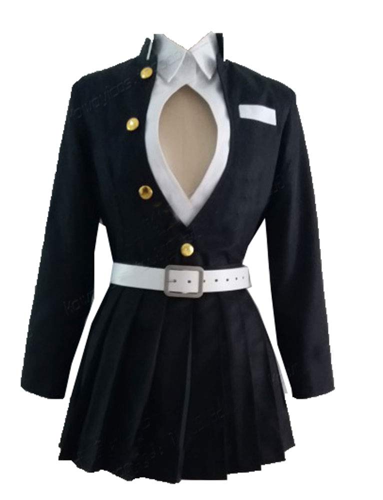 Anime Kanroji Mitsuri Cosplay Costume - Demon Slayer Kimetsu no Yaiba Halloween Uniform Dress Outfit for Anime Conventions & Cosplay Events