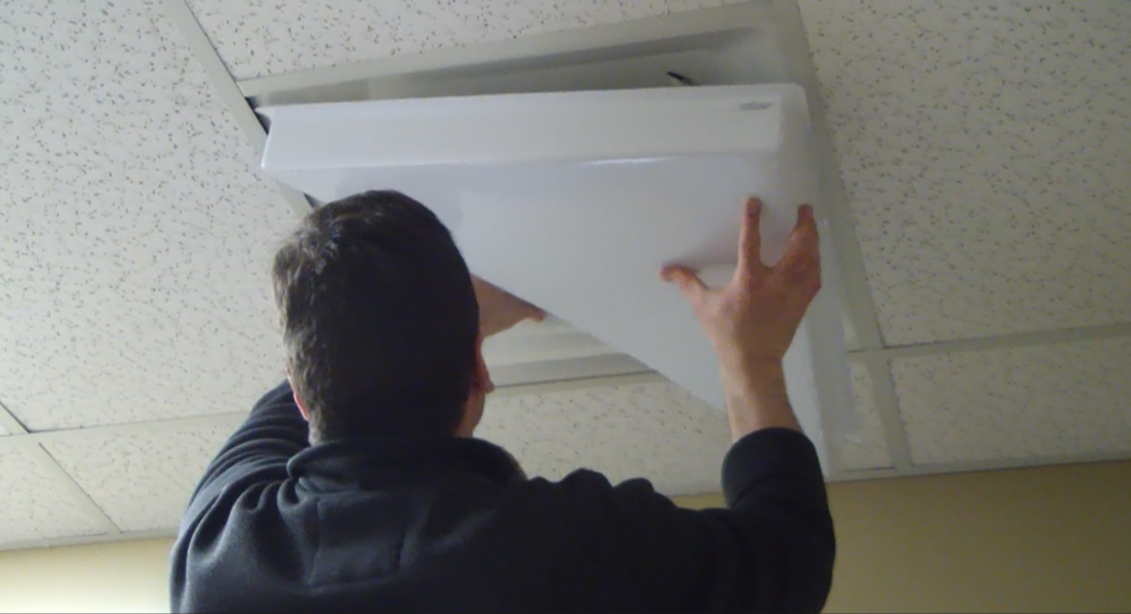 2-Pack Triangle Corner Air Diverter for 2x2 Ceiling Diffusers - Improve HVAC Airflow Direction in Offices & Homes