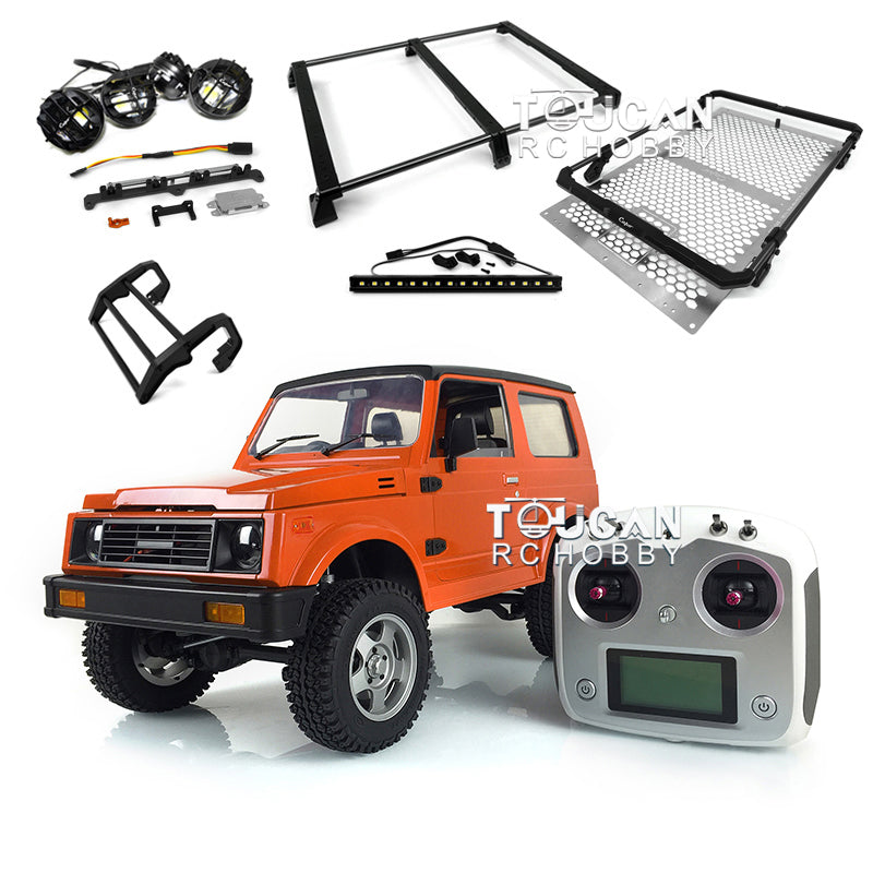 1/6 Scale Capo Assembled RC Crawler SIXER1 - Plastic Painted Cabin, Metal Chassis, Motor, Servo, ESC, I6S Light System for Off-Road Adventure & Scale Modeling
