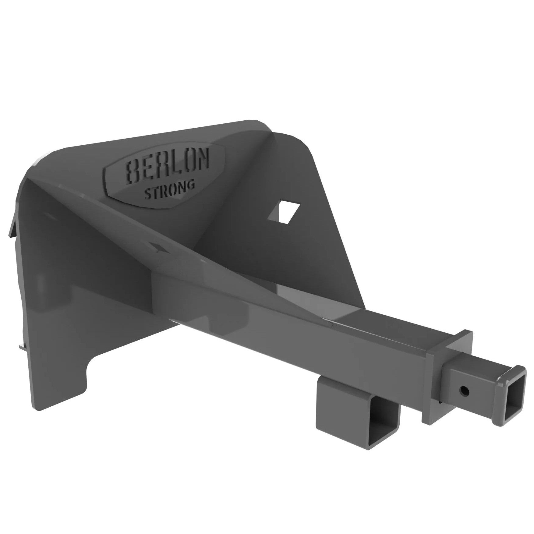 Berlon Mini Skid Steer Trailer Mover Attachment - Heavy Duty Towing Equipment for Construction, Landscaping & Farm Use