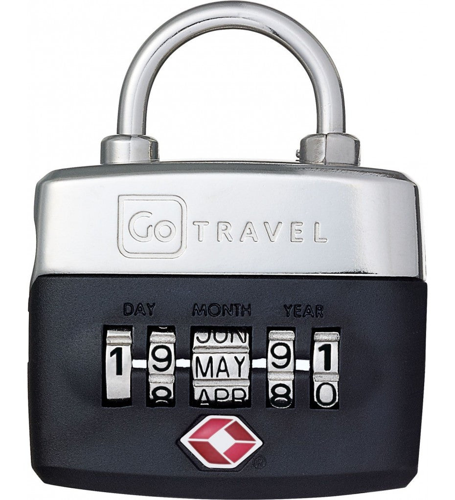 Go Travel Birthday Lock - Secure Luggage Lock for Travel, Suitcases & Backpacks - Ideal for Airports, Hotels & Gyms - TSA Approved Combination Lock