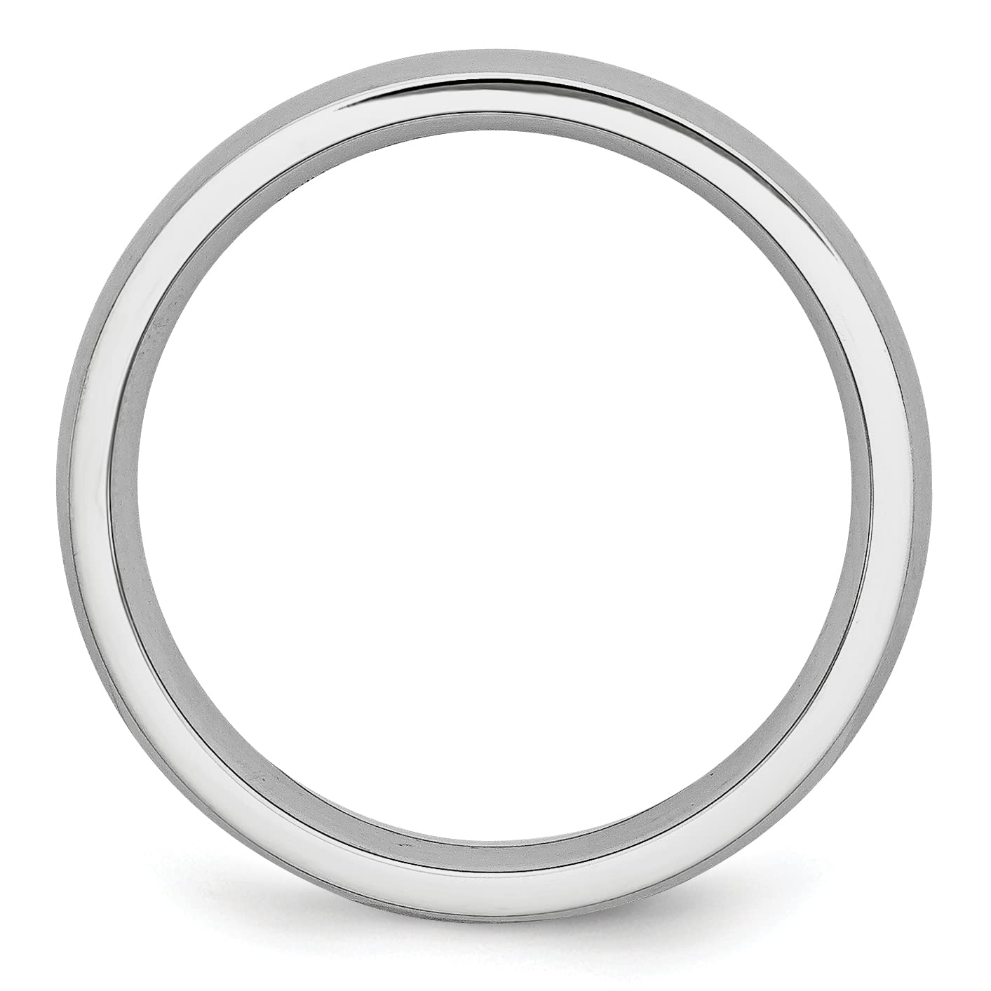 IceCarats 5mm Cobalt Half Round Plain Classic Wedding Band Ring for Men & Women - Durable & Hypoallergenic for Everyday Wear, Anniversaries & Proposals