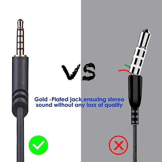 Replacement A10 Audio Cable with Inline Mute - 6.5ft Gaming Headset Extension Cord Compatible with Astro A40 & A40TR Headsets - Durable Headphone Adapter Wire for PC, PS4, Xbox Gaming Setup