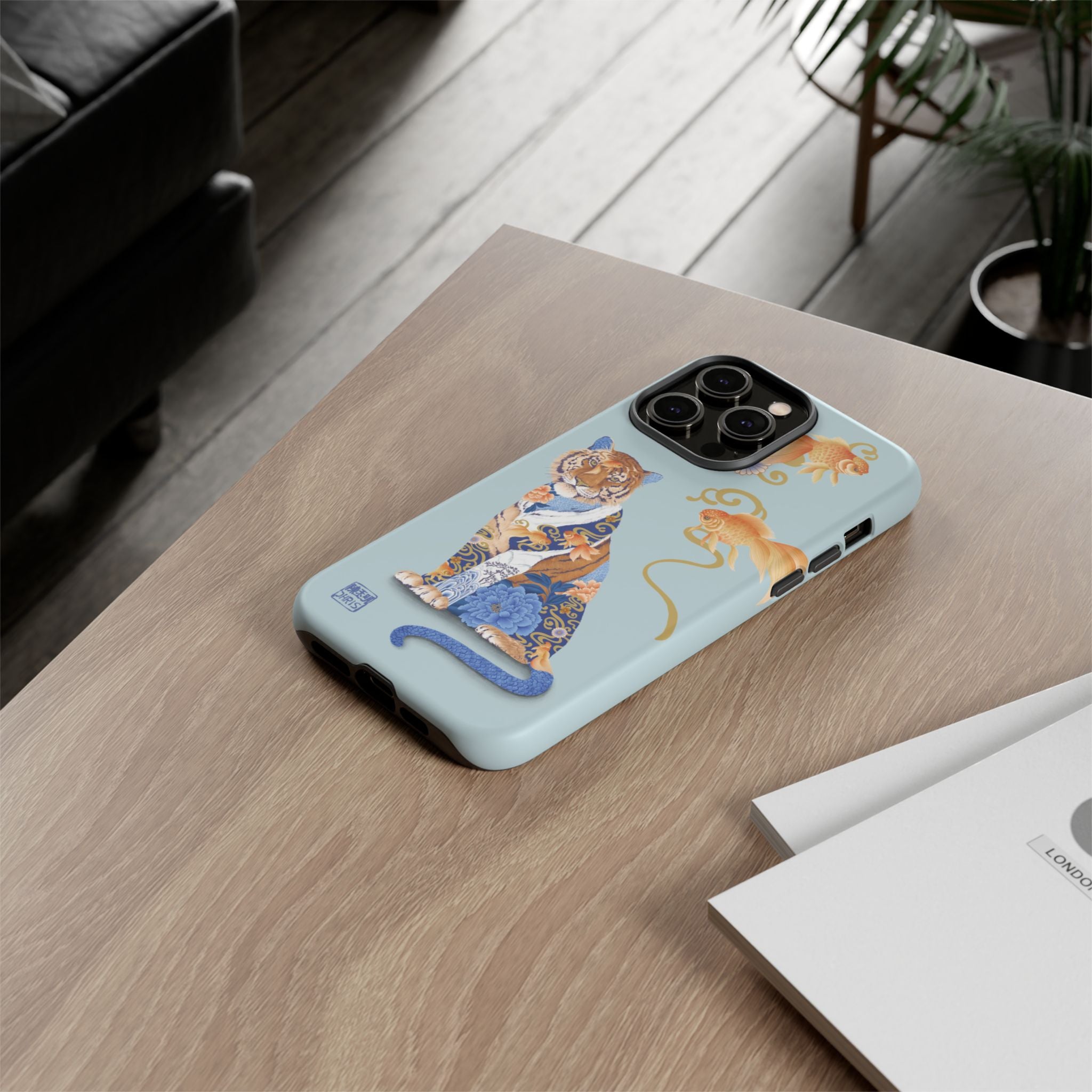 Chinese Zodiac Water Tiger Phone Case - Durable Protective Cover for iPhone & Samsung - Perfect for New Year Gifts & Daily Use