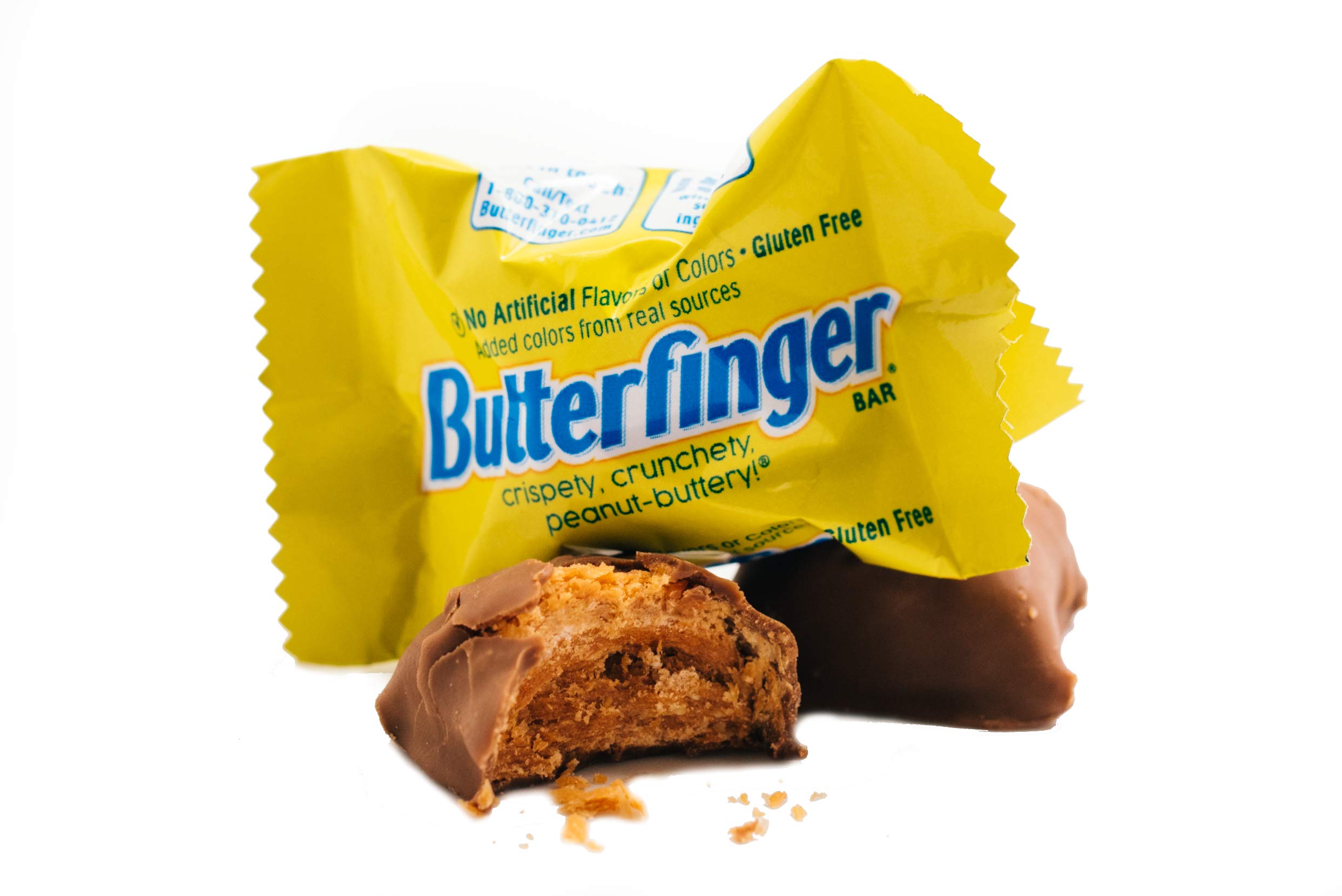 Butterfinger Fun Size Chocolate Bars - 3 LB Bulk Candy Bag with Resealable Stand-Up Packaging | Crunchy Peanut Butter Chocolate Candy for Halloween, Parties & Office Snacks