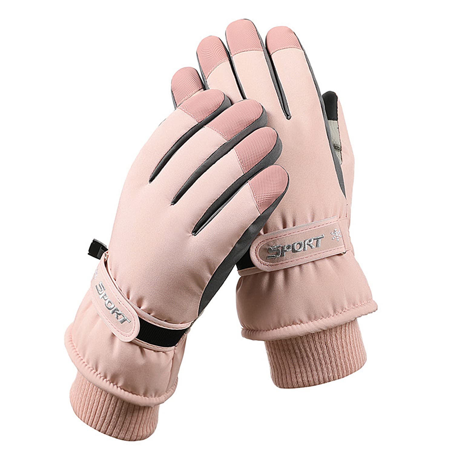 Beurlike Women's Waterproof Winter Gloves - Touchscreen Ski & Snowboard Gloves for Cold Weather - Warm Driving Gloves for Outdoor Activities, Hiking, and Winter Sports