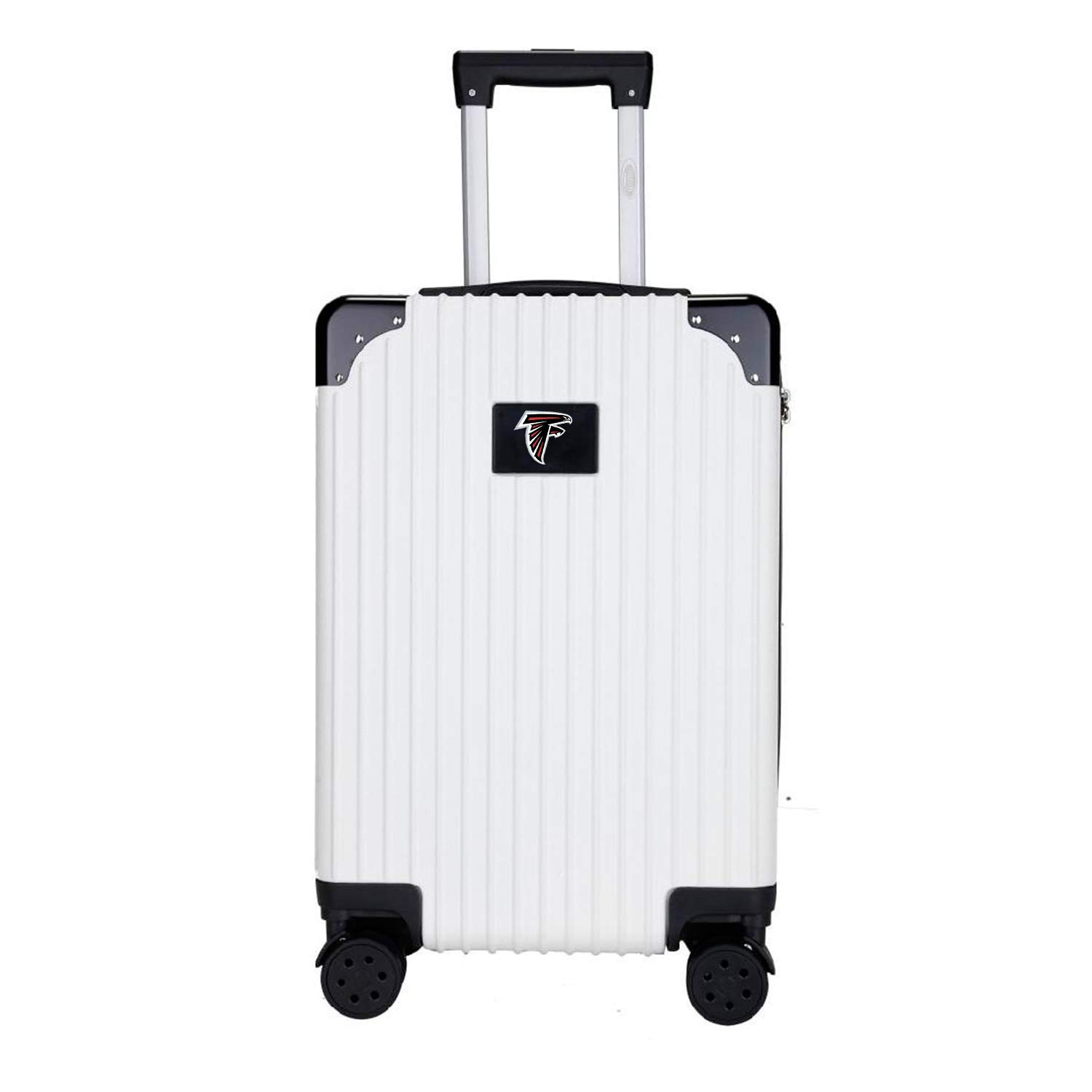 Denco NFL Unisex Premium Hardcase Spinner Luggage - Lightweight Carry-On Suitcase for Travel, Business & Sports Fans | Durable Two-Tone Design for Airplane & Road Trips