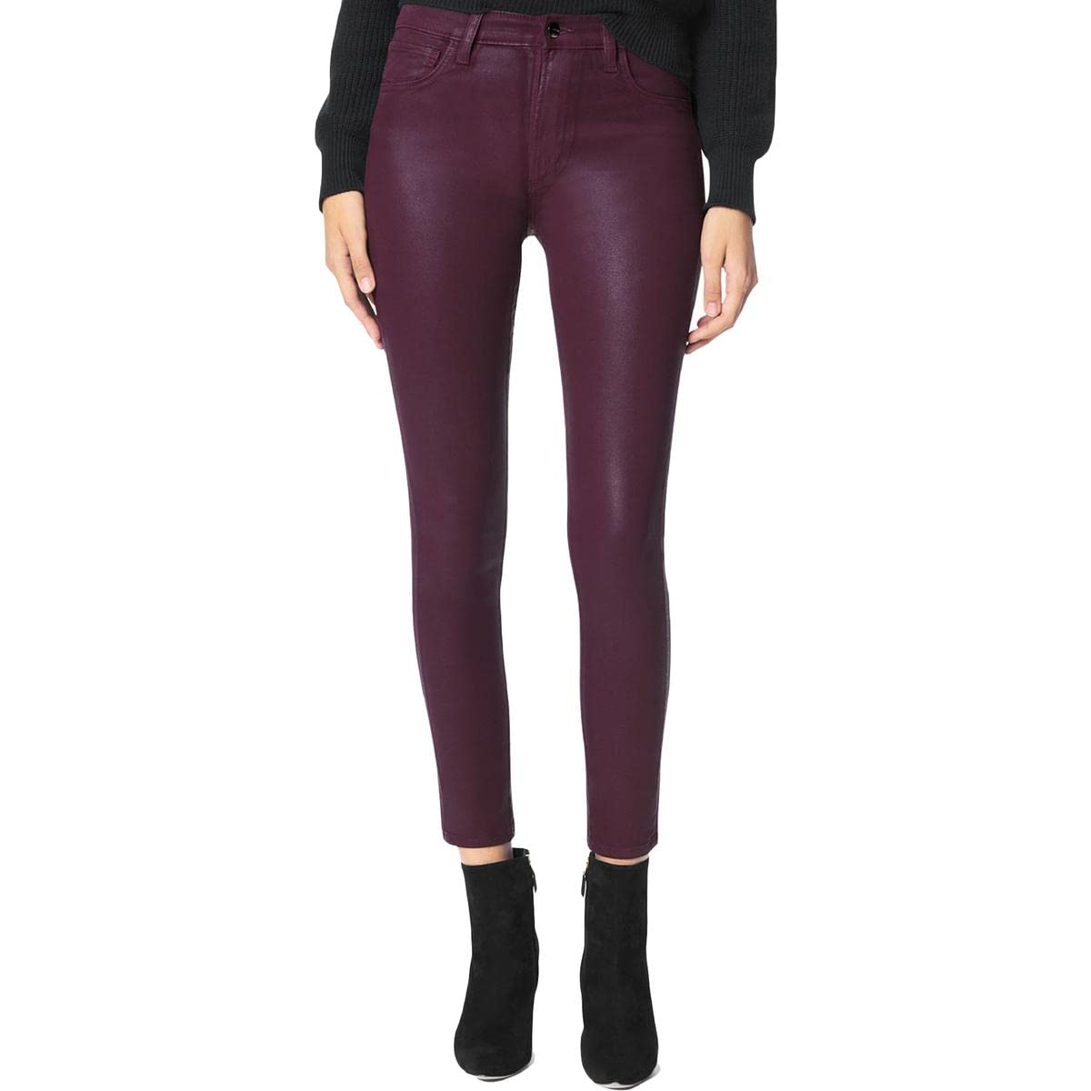 Joe's Jeans Women's Charlie High Rise Coated Skinny Ankle Jean - Stretch Denim Pants for Women, Fashionable Skinny Fit Jeans with Ankle Length | Perfect for Work, Date Night & Casual Outings