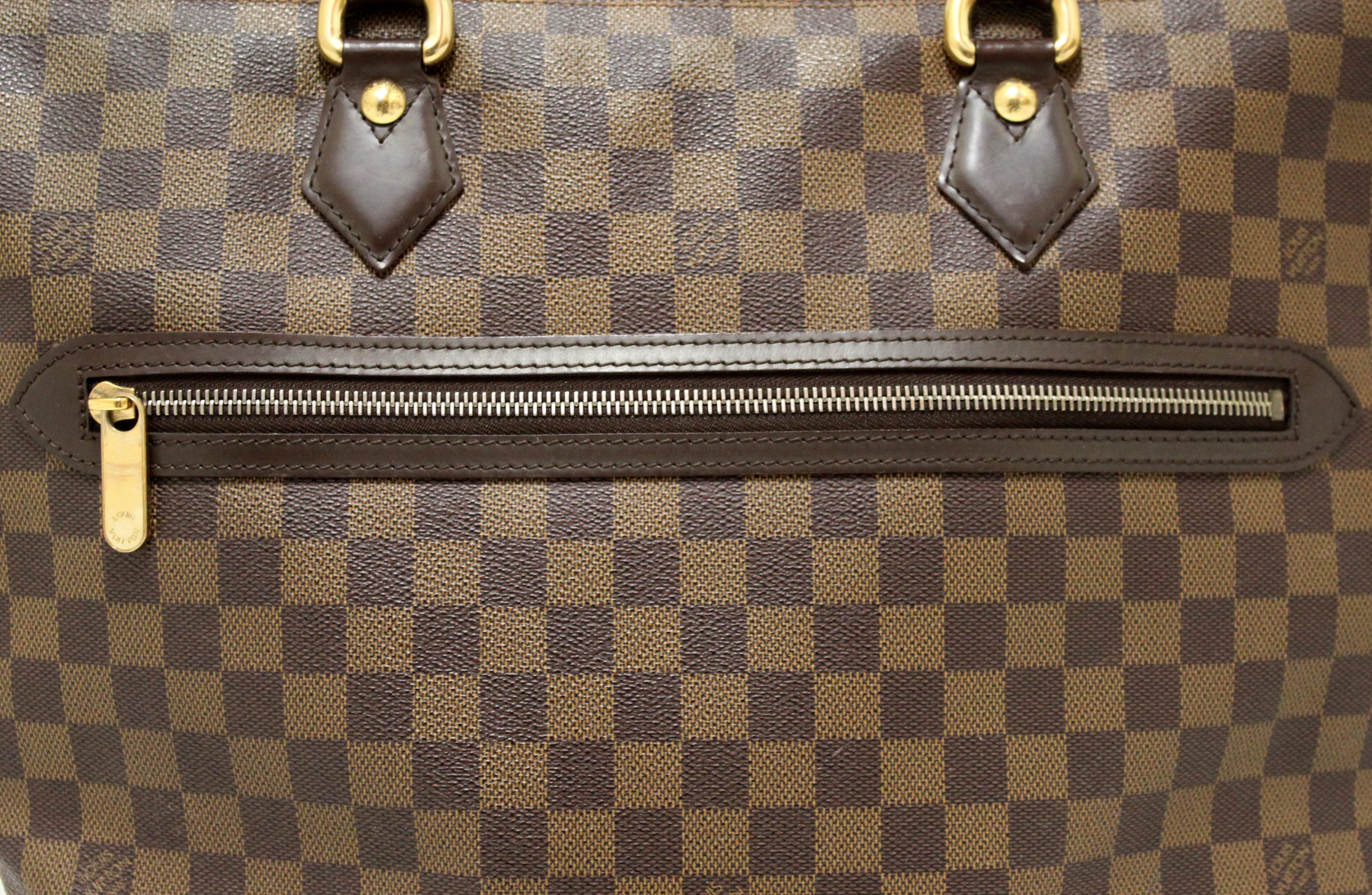 Authentic Louis Vuitton Damier Ebene Saleya GM Shoulder Bag - Luxury Designer Handbag for Women, Perfect for Work, Travel & Everyday Use