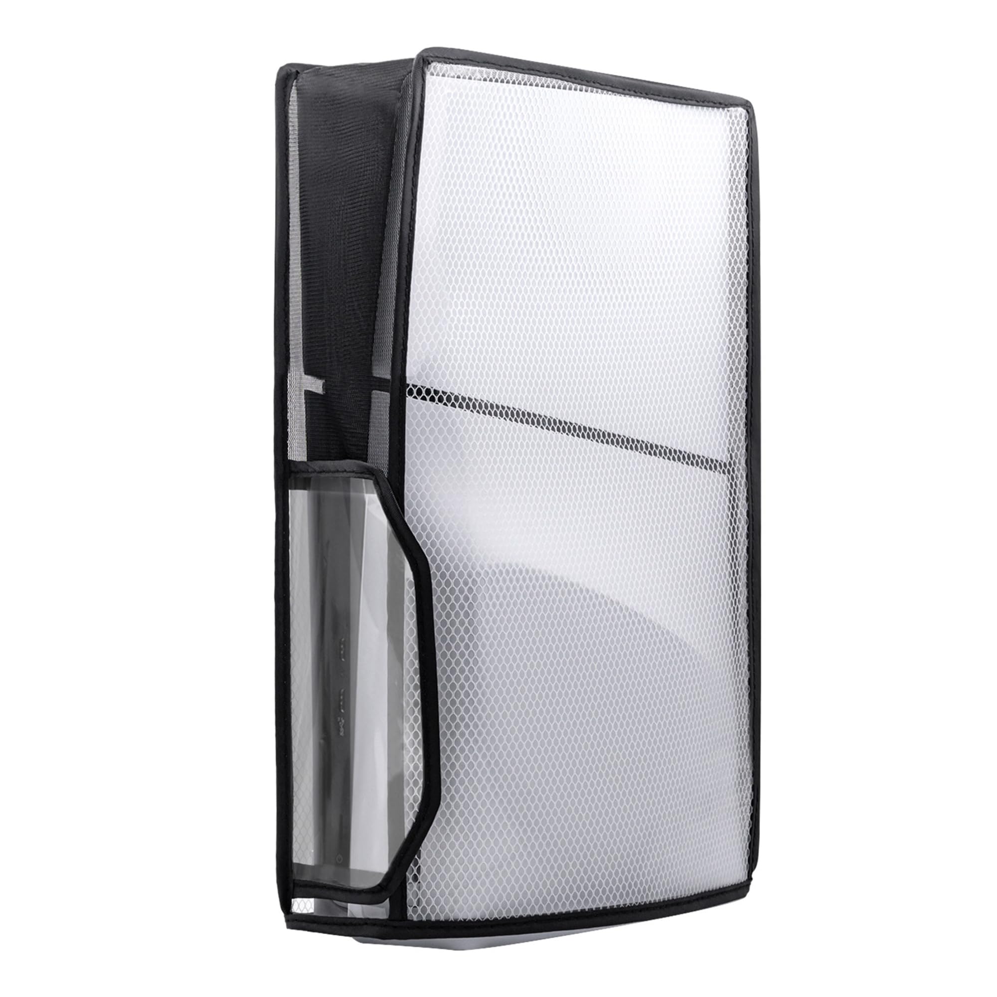 Tolesum PS5 Slim Dust Cover - Anti-Scratch Protective Case for PS5 Slim Digital Edition & Disc Consoles with Clear View Window | Perfect for Gaming Setup Protection & Console Storage