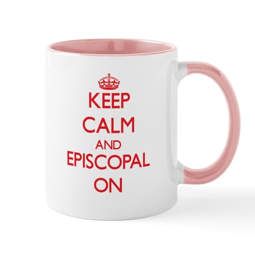 White/Pink Inside - EPISCOPAL Mugs