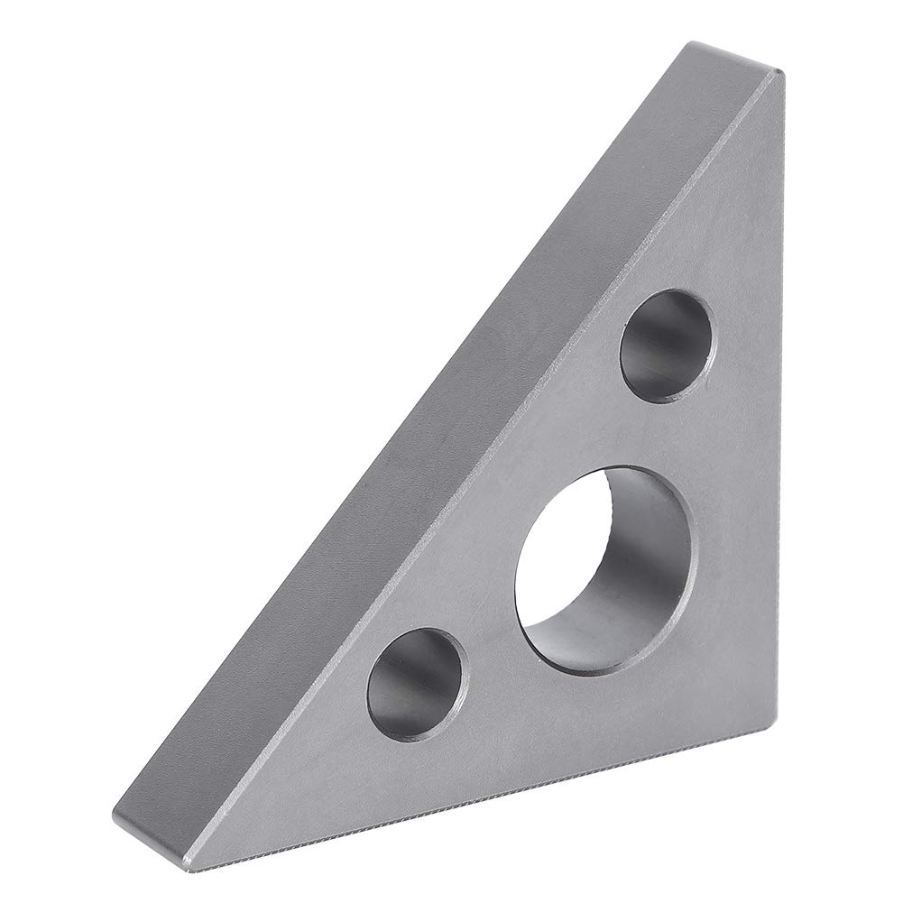 45/90 Degree Aluminum Alloy Right Angle Ruler - Precision Woodworking Measuring Tool for Carpentry, Framing & DIY Projects | Frosted Surface for Enhanced Grip