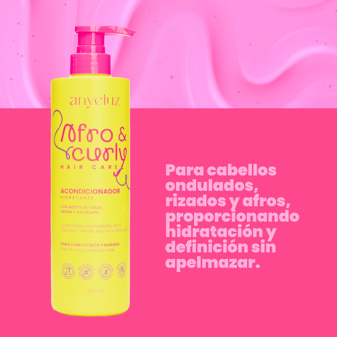 Hydrating Conditioner for Afro & Curly Hair - Deep Moisture for Natural Curls & Coils - Perfect for Dry, Damaged Hair Care & Styling