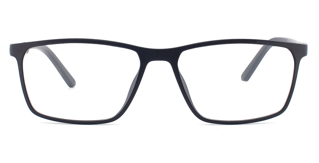 Stylish Angular Rectangle Glasses MZ01 02 - Trendy Unisex Eyewear for Men & Women | Perfect for Reading, Driving, and Fashion Accessories